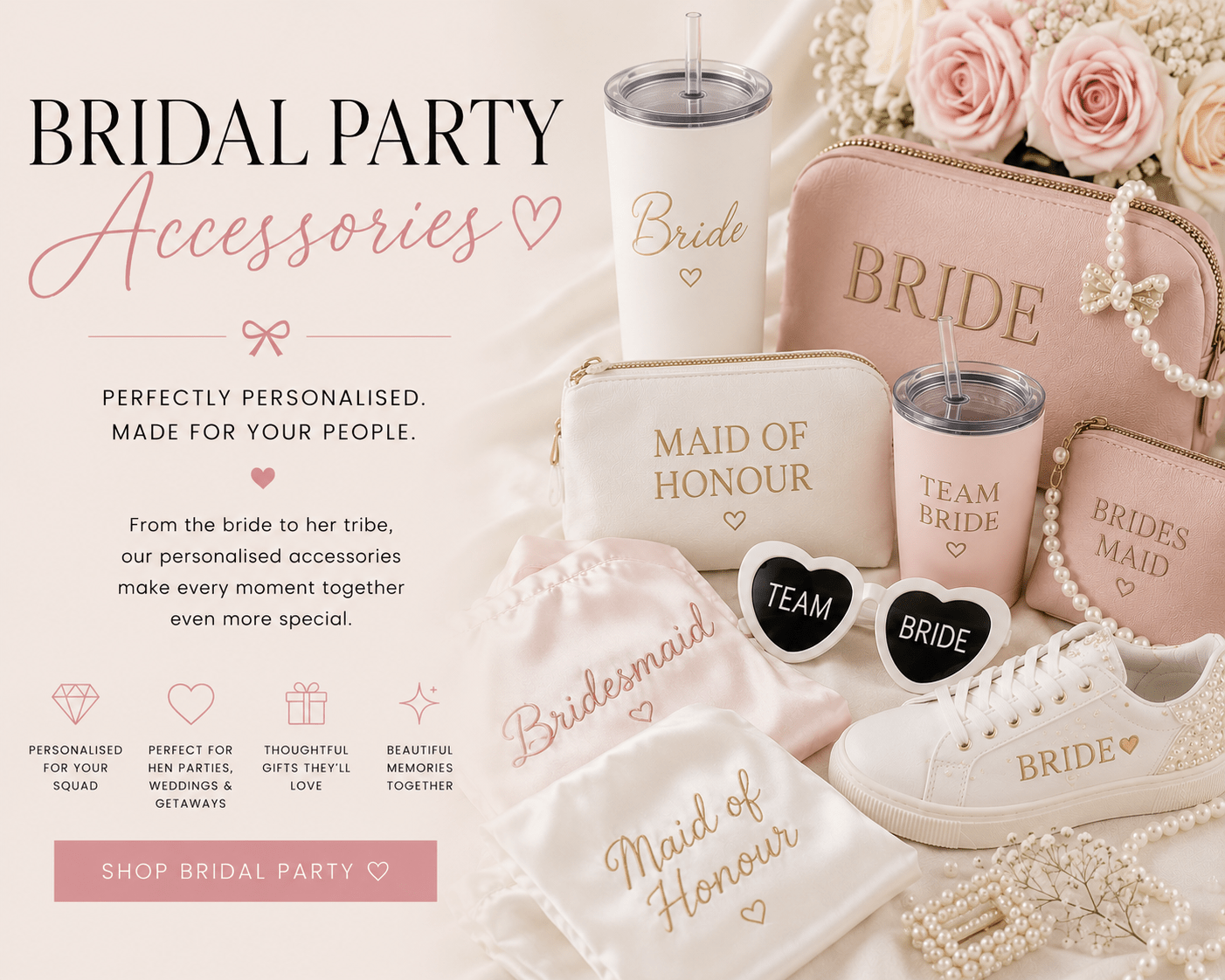 Bridal Party Accessories - Bespoke Bridal Co