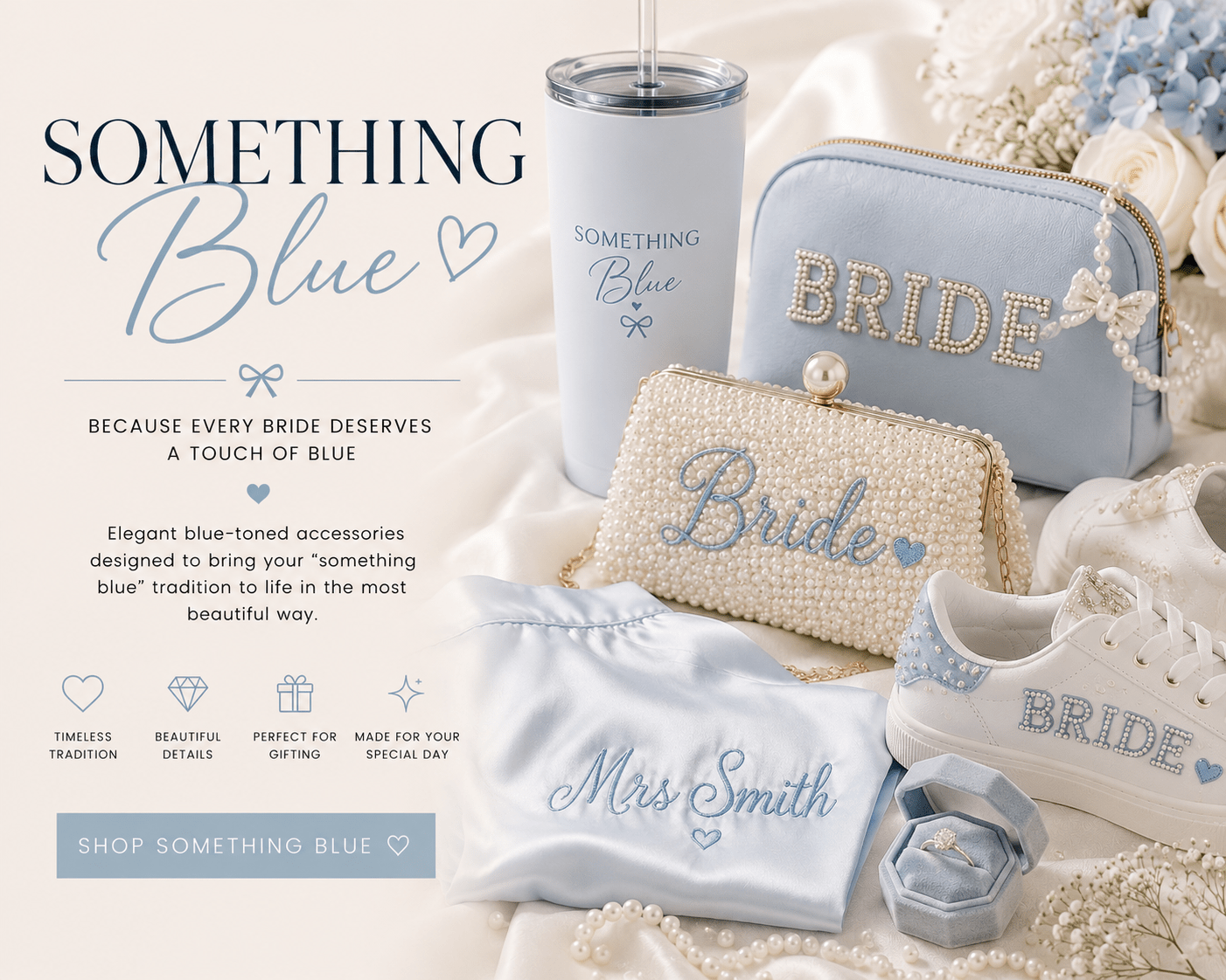 Something Blue - Bespoke Bridal Co