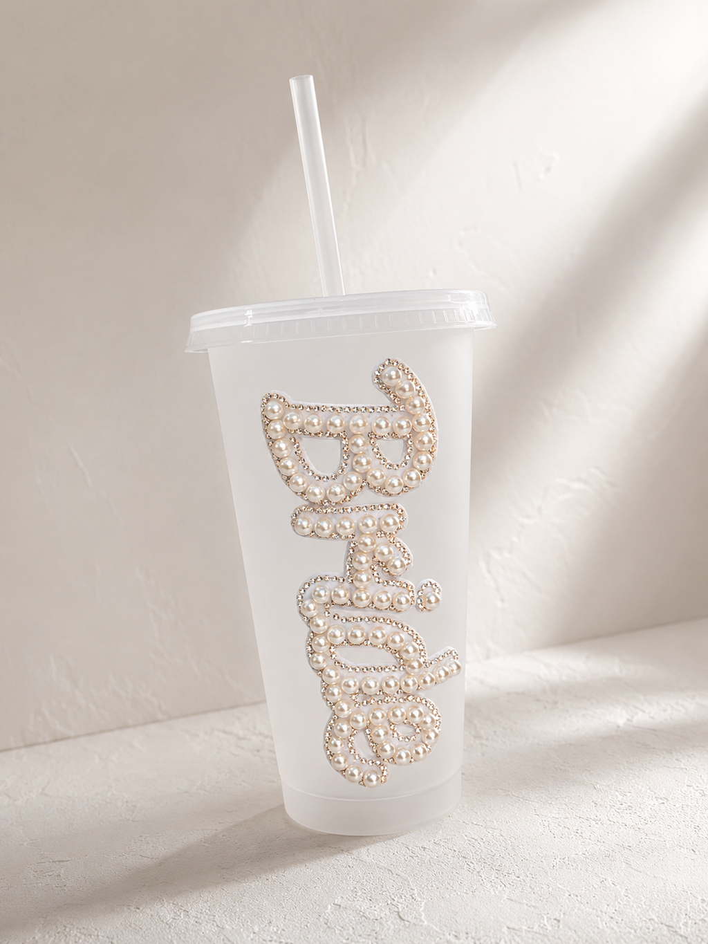 Personalised Bride Frosted Tumbler Cup – Luxury Bridal Gift & Wedding Keepsake