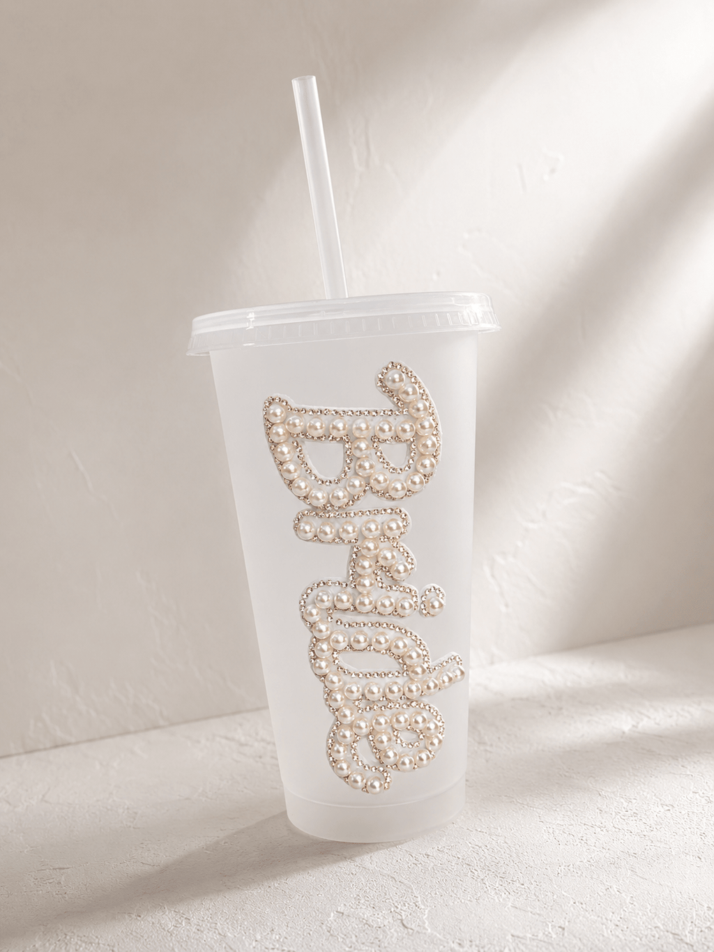 Personalised Bride Frosted Tumbler Cup – Luxury Bridal Gift & Wedding Keepsake - Bespoke Bridal Co