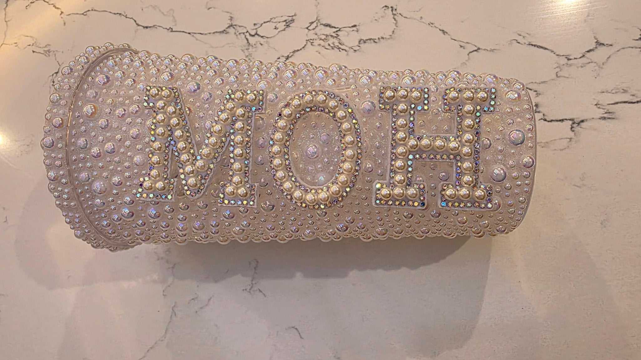 Personalised Maid of Honour Pearl Tumbler Cup – Luxury Bridal Party Gift - Bespoke Bridal Co